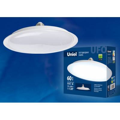 LED-U270-60W/6500K/E27/FR PLU01WH