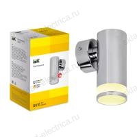 LIGHTING Светильник 4008 накладной настенный под лампу GU10 хром IEK