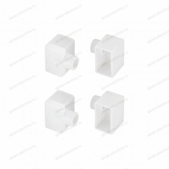 Заглушка WPH-FLEX-1018-SIDE WHITE с отверстием (Arlight, Пластик)