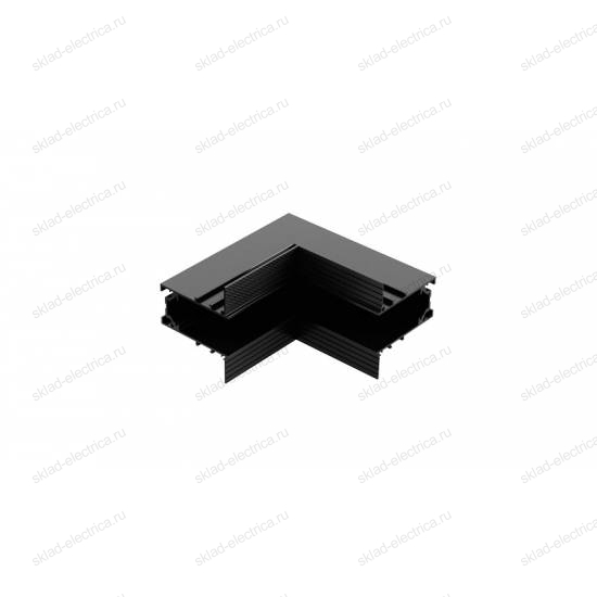 Угол поворотный внешний для встраиваемого магнитного шинопровода Quest Light Turn in 34/2 Black