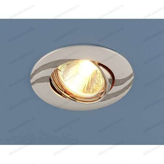 Точечный светильник 8012 MR16 PS/N перл. серебро/никель