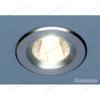 Точечный светильник из алюминия 5501 MR16 SS сатин серебро