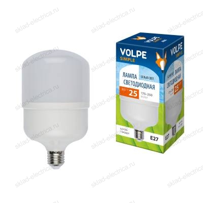 LED-M80-25W/NW/E27/FR/S картон