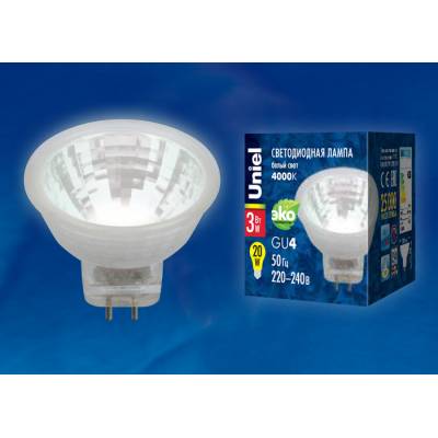 LED-MR11-3W/NW/GU4/220V GLZ21TR