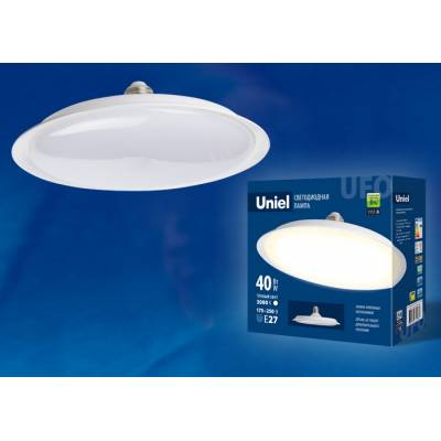 LED-U220-40W/3000K/E27/FR PLU01WH