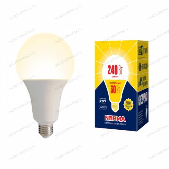 LED-A95-30W/3000K/E27/FR/NR картон
