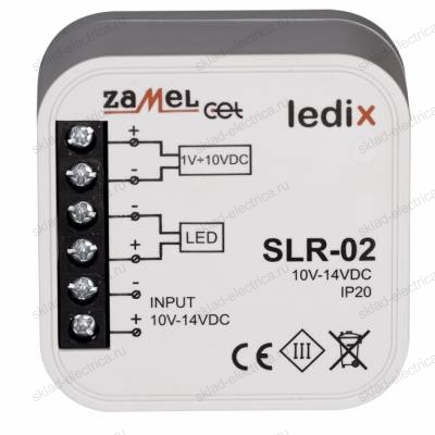 Zamel Контроллер LED для одноцветных светильников 1-10V (диммируемый), в монт.коробку