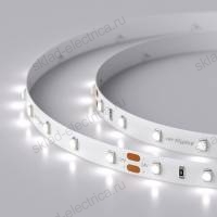 Светодиодная лента RT 2-5000 24V White6000 (3528, 300 LED, LUX) (Arlight, 4.8 Вт/м, IP20)