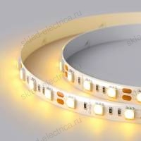 Светодиодная лента RTW 2-5000SE 12V Yellow 2x (5060, 300 LED, LUX) (Arlight, 14.4 Вт/м, IP65)