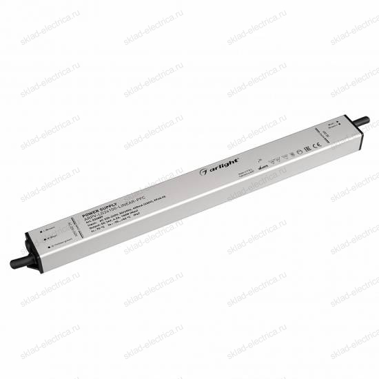 Блок питания ARPV-LG24100-LINEAR-PFC (24V, 4.2A, 100W) (Arlight, IP67 Металл, 5 лет)