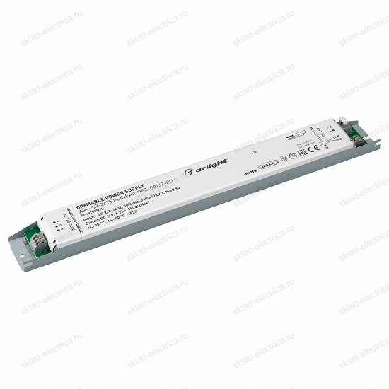 Блок питания ARV-SP-24150-LINEAR-PFC-DALI2-PD (24V, 6.25A, 150W) (Arlight, IP20 Металл, 5 лет)