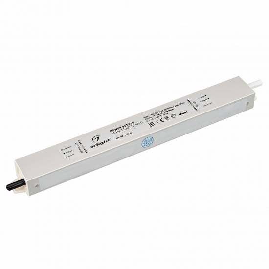 Блок питания ARPV-12060-SLIM-D (12V, 5A, 60W) (Arlight, IP67 Металл, 3 года)