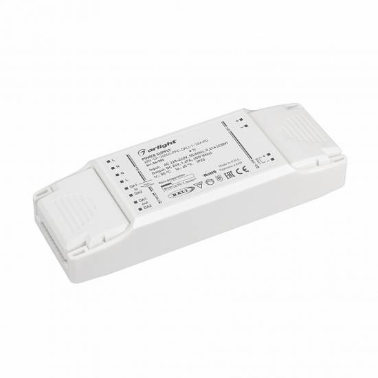 Блок питания ARV-SP-24040-PFC-DALI-1-10V-PD (24V, 1.67A, 40W) (Arlight, IP20 Пластик, 5 лет)