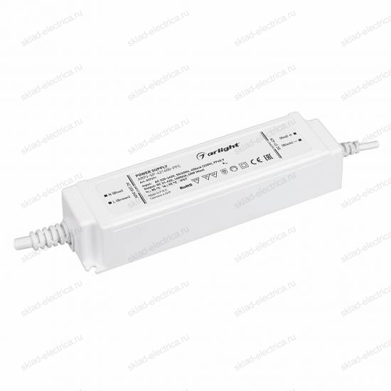 Блок питания ARPJ-SP-421400-PFC (60W, 21-42V, 1.4A) (Arlight, IP67 Пластик, 5 лет)