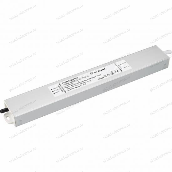 Блок питания ARPV-24100-SLIM-PFC-B (24V, 4.2A, 100W) (Arlight, IP67 Металл, 3 года)