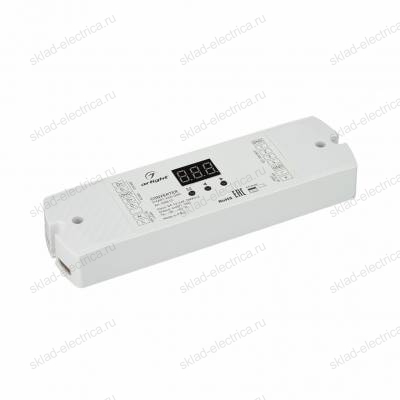 Конвертер SMART-K40-DMX (12-24V, 0/1-10V) (Arlight, IP20 Пластик, 5 лет)