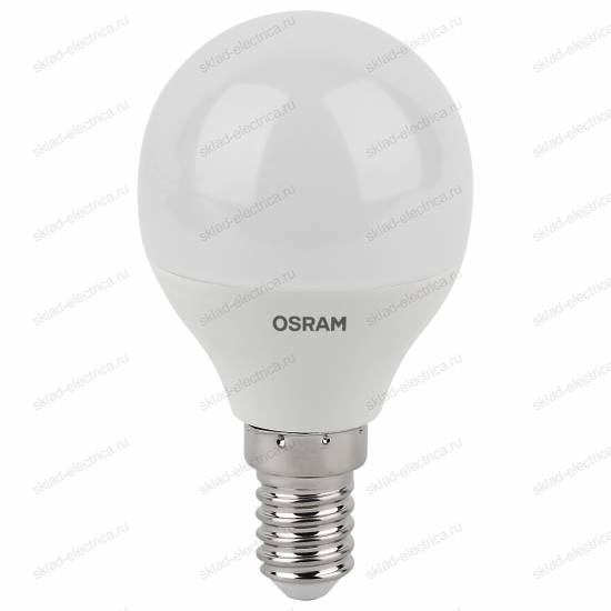 Лампа антибактериальная / Antibacterial светодиодная OSRAM 5,5Вт 470Лм 4000К E14 арт. 4058075561618