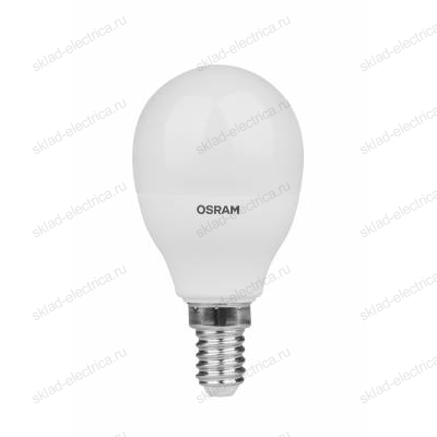 Лампа светодиодная OSRAM LED-Value 10 Вт E14 6500К 800Лм 220 В Шарообразная