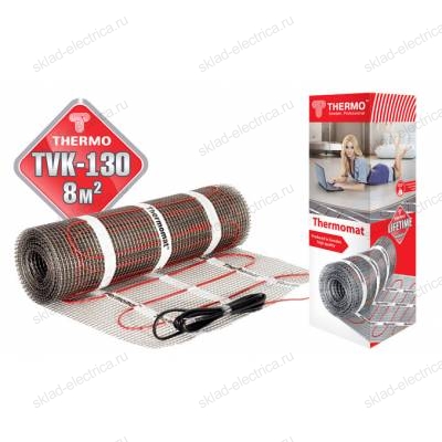 Нагревательный мат (теплый пол) под плитку Thermomat TVK 130 8 кв.м (130Вт/кв.м)