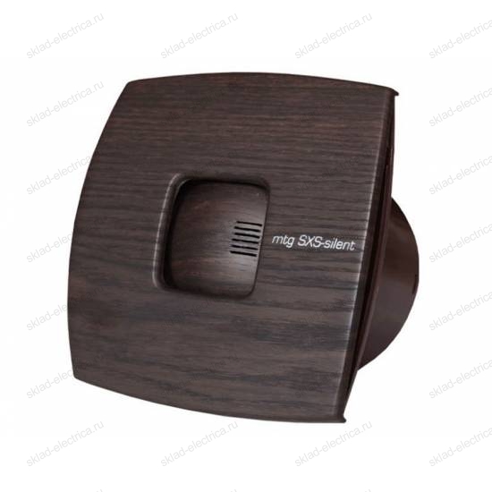 Вентилятор для ванной и туалета МТG A100SXS-H ТЕМНОЕ ДЕРЕВО  гигротаймер+клапан