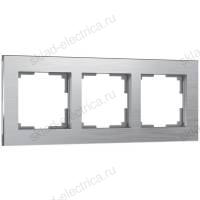 Рамка тройная алюминий Werkel Aluminium a033741 WL11-Frame-03 