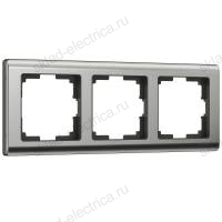 Рамка тройная Werkel Metallic, глянцевый никель a028861 WL02-Frame-03