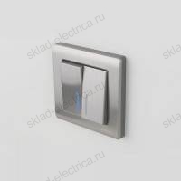 Рамка одинарная Werkel Metallic, глянцевый никель a028859 WL02-Frame-01