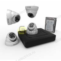 Комплект видеонаблюдения на 4 внутренние камеры AHD-M (с HDD-1Tб) 45-0413
