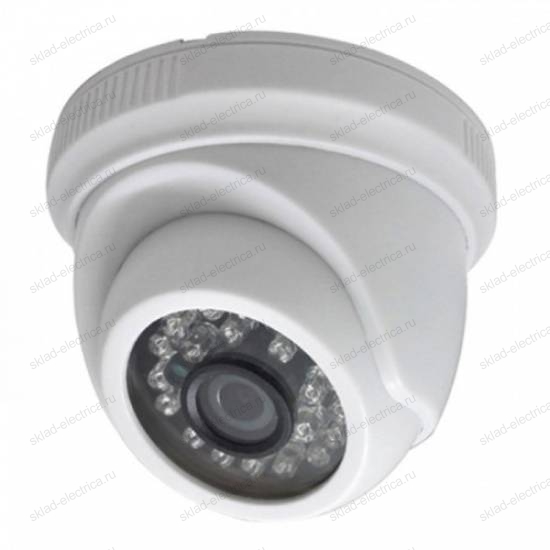 Купольная камера IP 1.0Мп (720P), объектив 2.8 мм. , ИК до 20 м. 45-0258