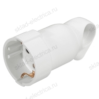 Legrand Элиум Белый Розетка 2Р+Е, 16А, кабель мах 3х.2.5, пластик 50191